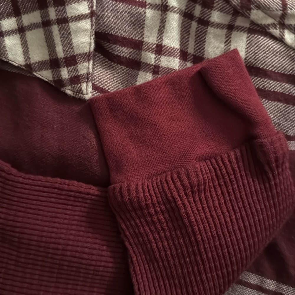 UO BDG Flannel Shirt with Thermal Sleeves - Picture 5 of 7